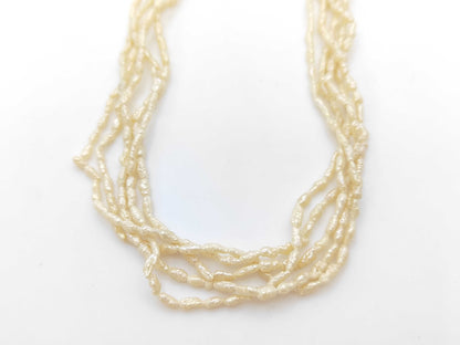 Keshi Pearl Sterling Silver 18.4g Necklace 