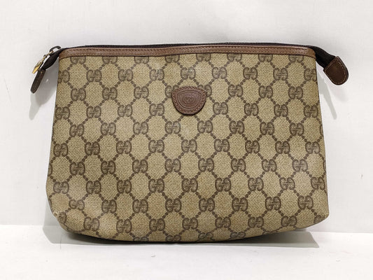 GUCCI GG Supreme Gucci 014.115.6088 Clutch Bag Second Bag