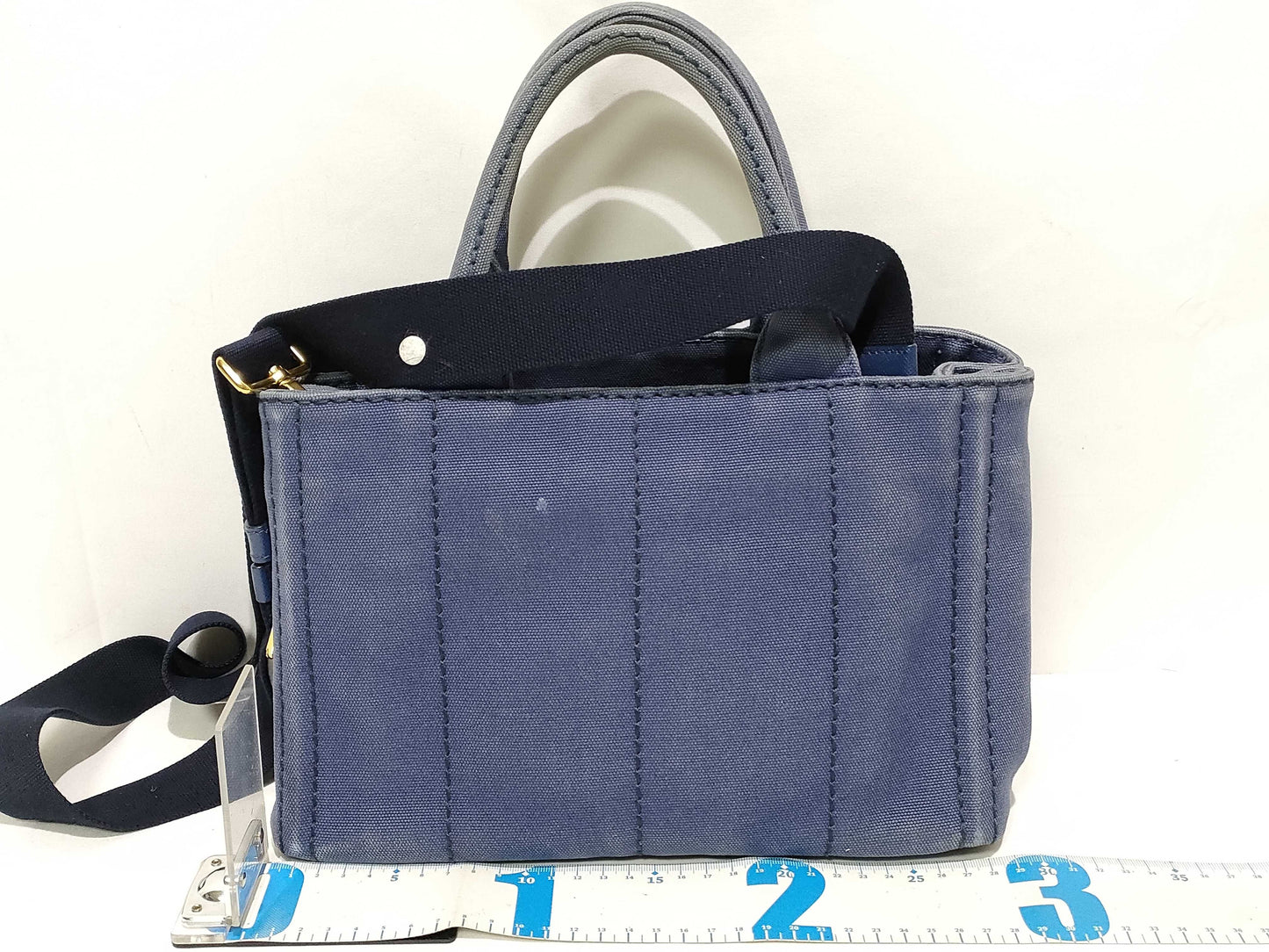 PRADA Canapa 2-Way Handbag with Strap