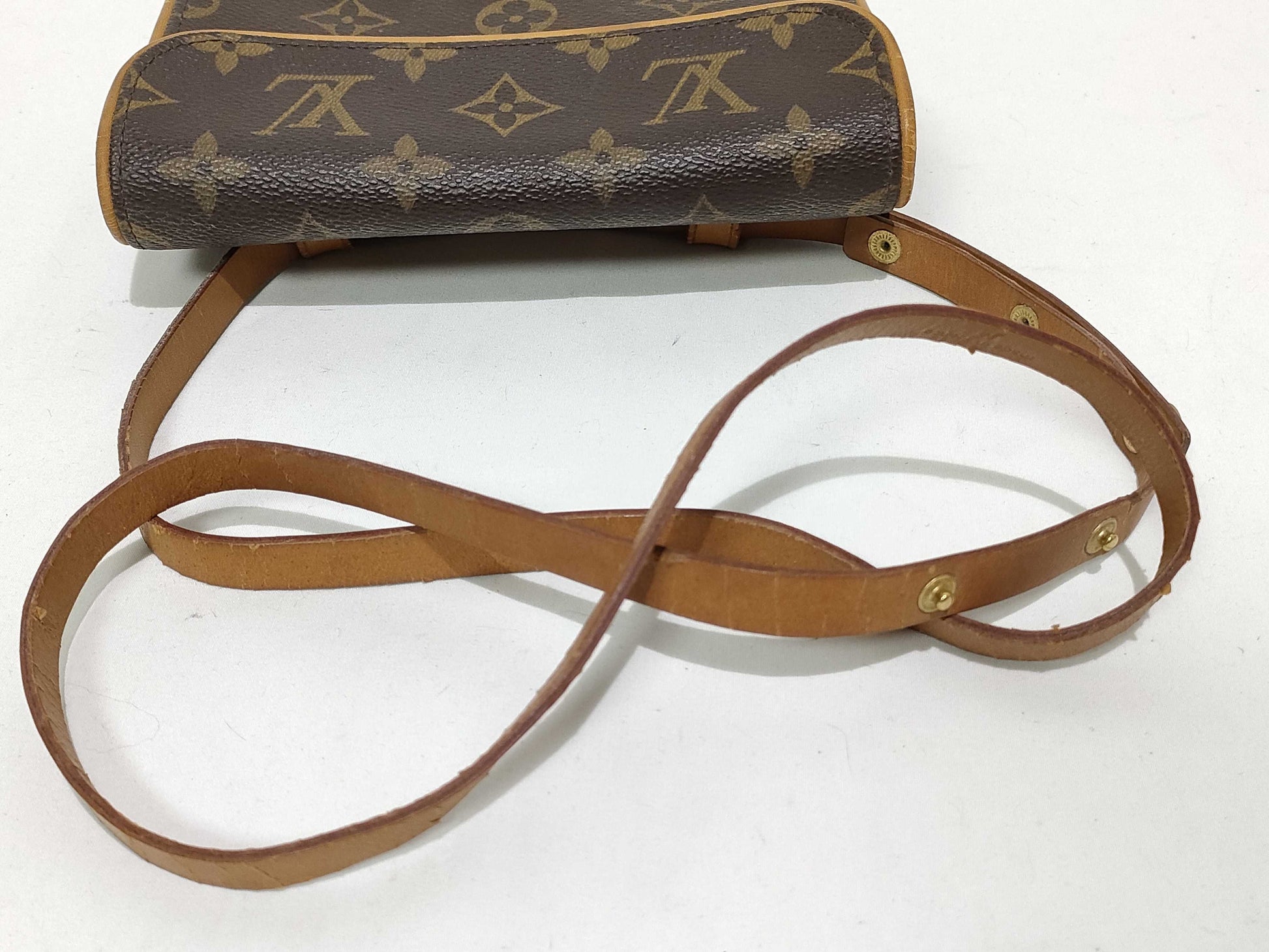 LOUIS VUITTON Monogram Pochette Florentine Shoulder Bag