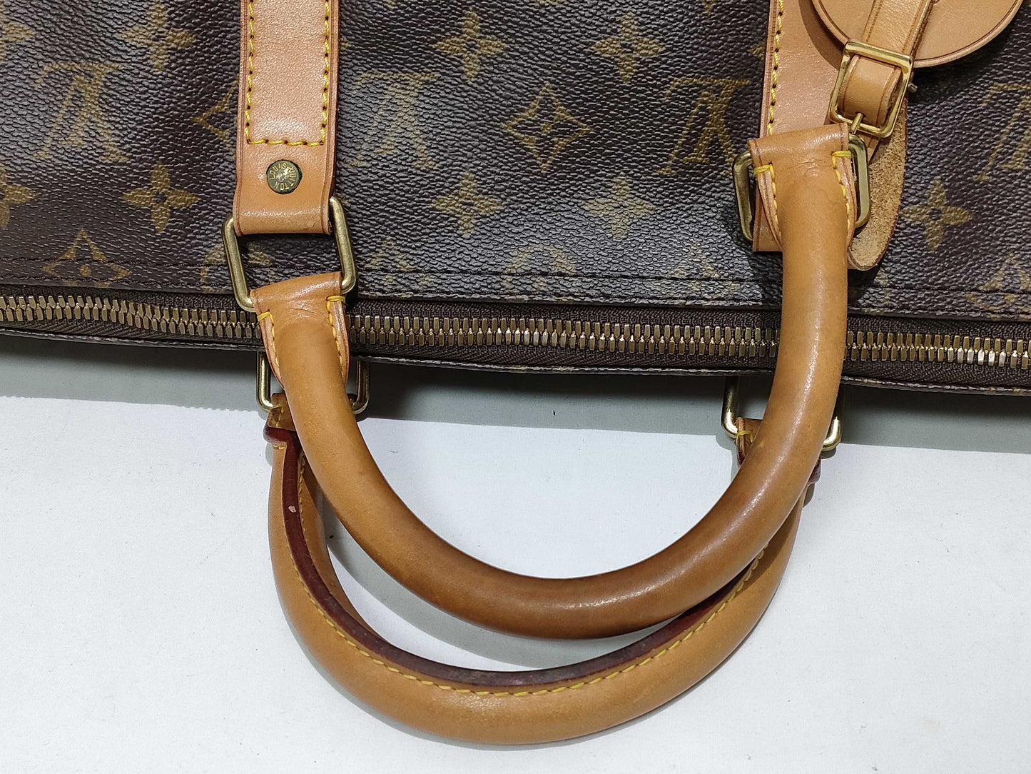 LOUIS VUITTON Monogram Louis Vuitton Monogram Keepall Boston Bag