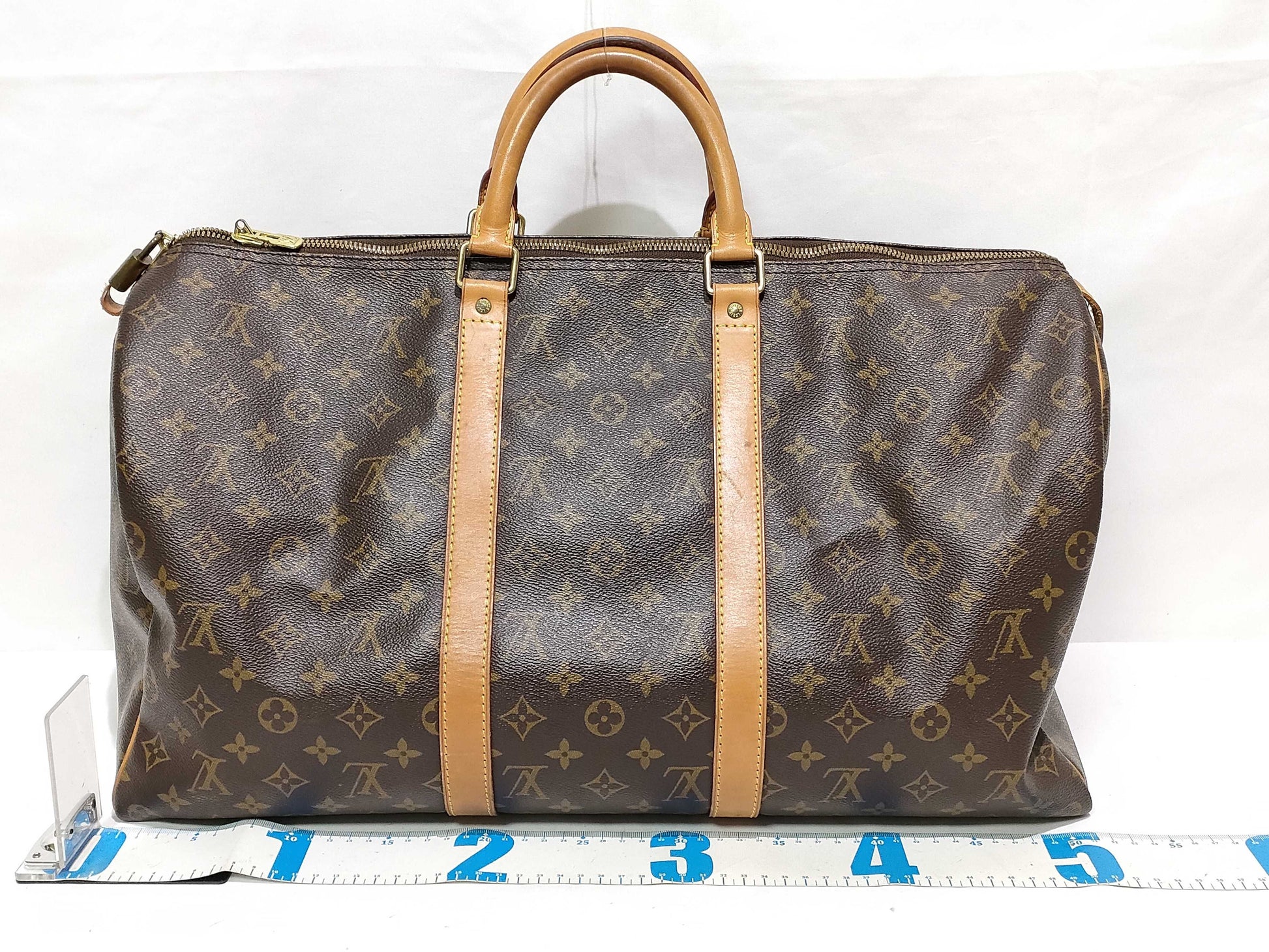 LOUIS VUITTON Monogram Louis Vuitton Monogram Keepall Boston Bag