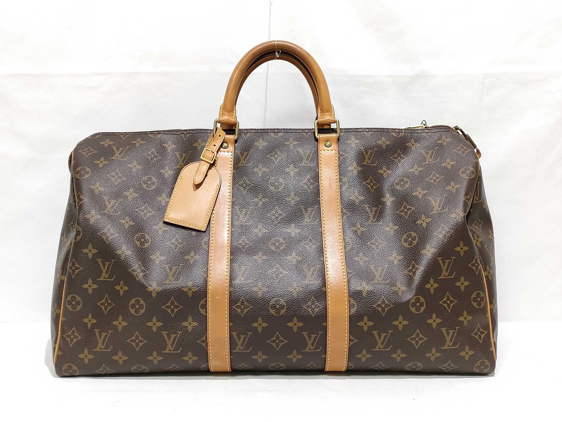 LOUIS VUITTON Monogram Louis Vuitton Monogram Keepall Boston Bag