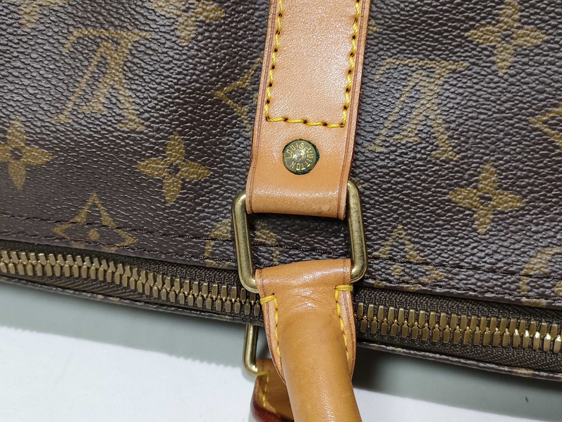 LOUIS VUITTON Monogram Louis Vuitton Monogram Keepall Boston Bag