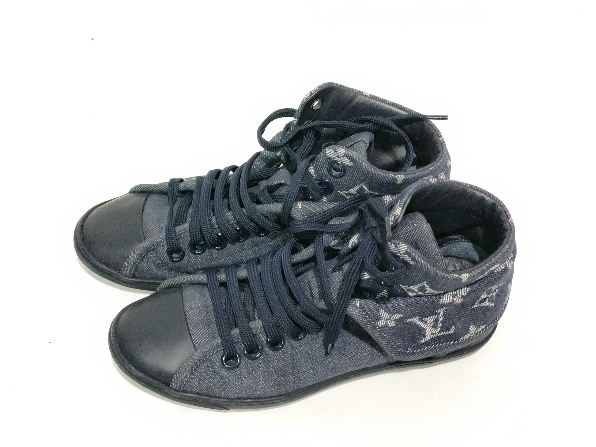 LOUIS VUITTON Monogram Denim LV Sneakers