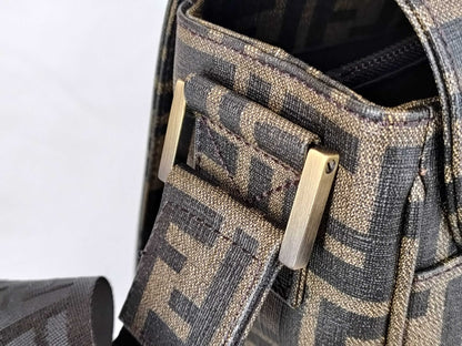 FENDI Zucca Pattern Messenger Bag 7VA195 Shoulder Bag