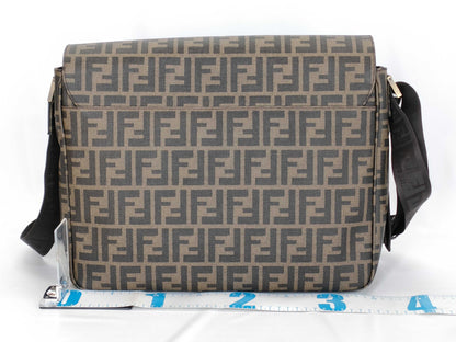 FENDI Zucca Pattern Messenger Bag 7VA195 Shoulder Bag