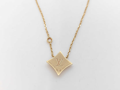 LOUIS VUITTON Idylle Star Blossom Shell 1PD Au750 3.7g Necklace 