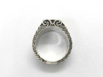 GUCCI Heart Arabesque Ring Sv925