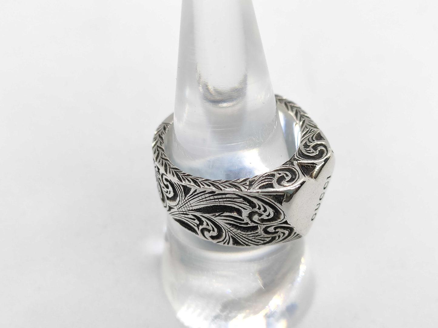 GUCCI Heart Arabesque Ring Sv925