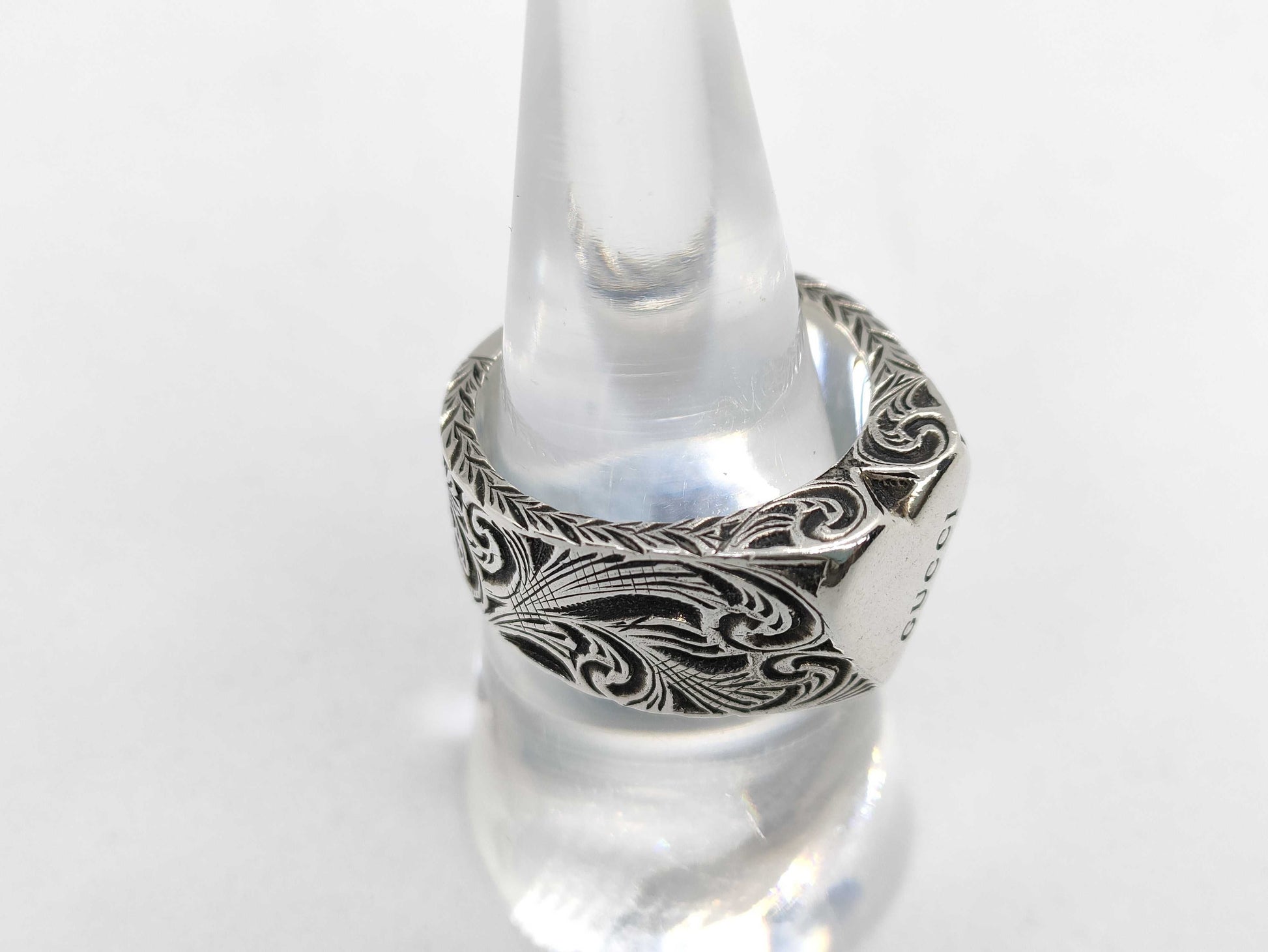 GUCCI Heart Arabesque Ring Sv925