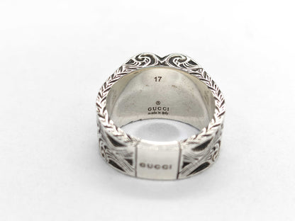 GUCCI Heart Arabesque Ring Sv925