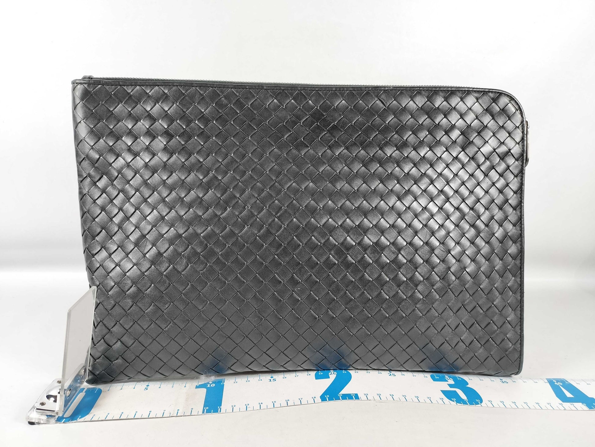 BOTTEGA VENETA Bottega Clutch Bag Intrecciato Black Clutch Bag