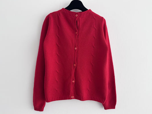 OLD ENGLAND Red Cardigan