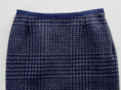 sacai Sacai Lace Hem Mixed Material Skirt, 1 Size