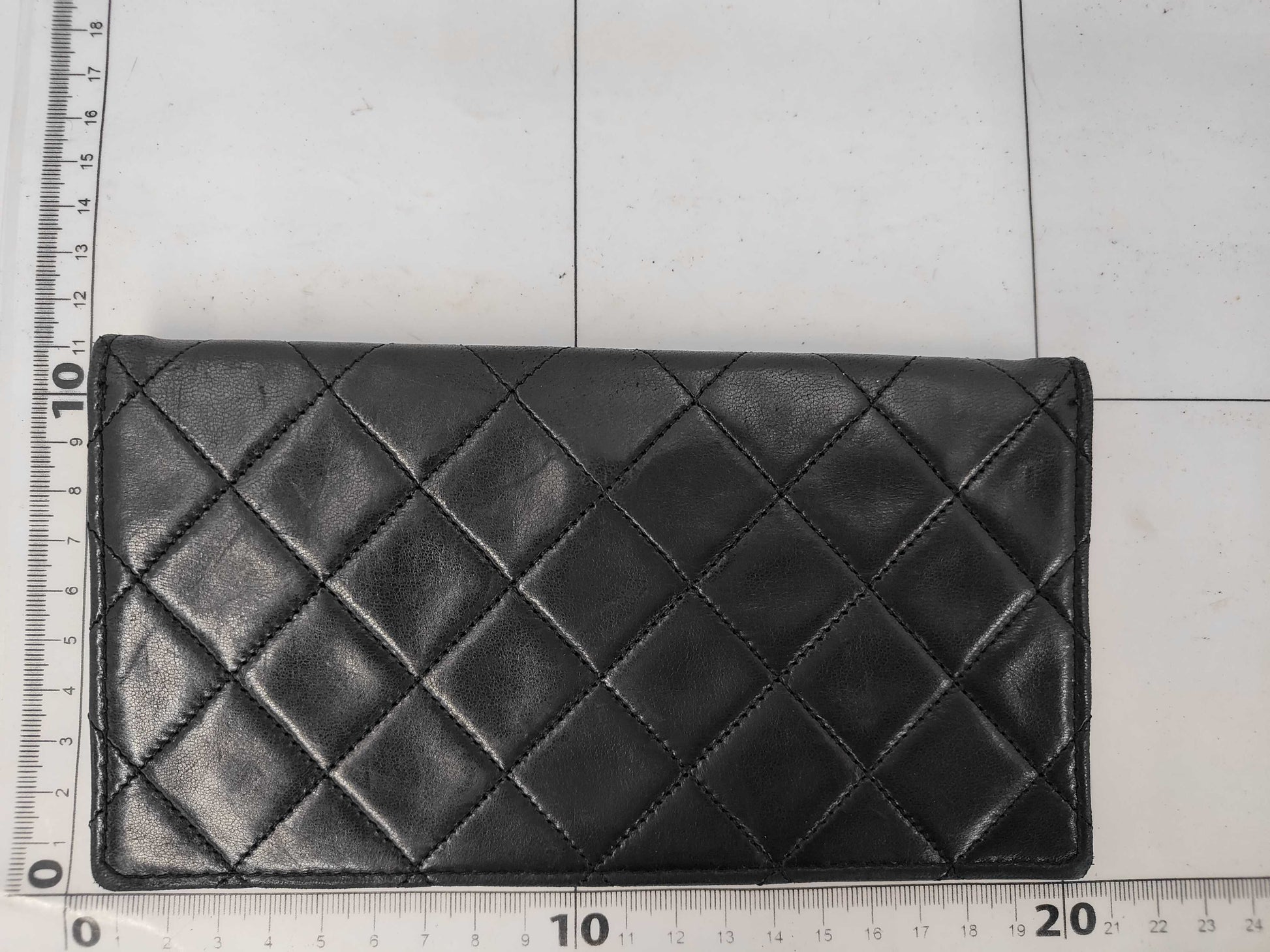 CHANEL CHANEL Back Attached Pouch Lambskin Matelasse Pouch