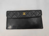 CHANEL CHANEL Back Attached Pouch Lambskin Matelasse Pouch