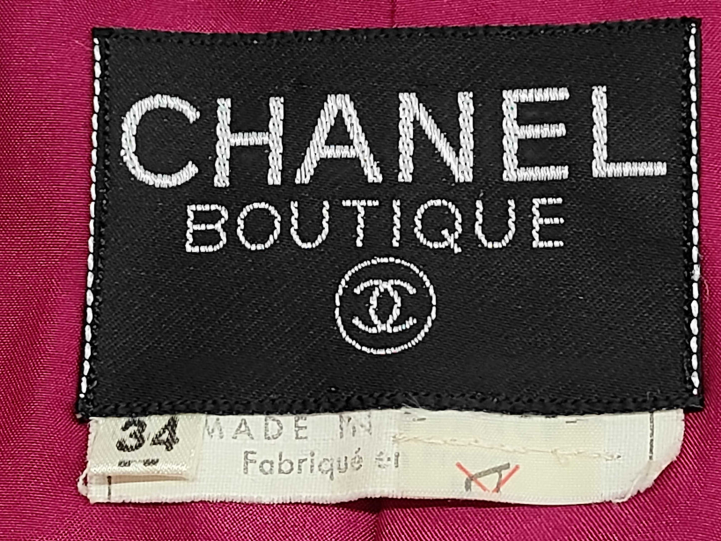 CHANEL BOUTIQUE Velvet Coat with Coco Mark Gold Buttons #34