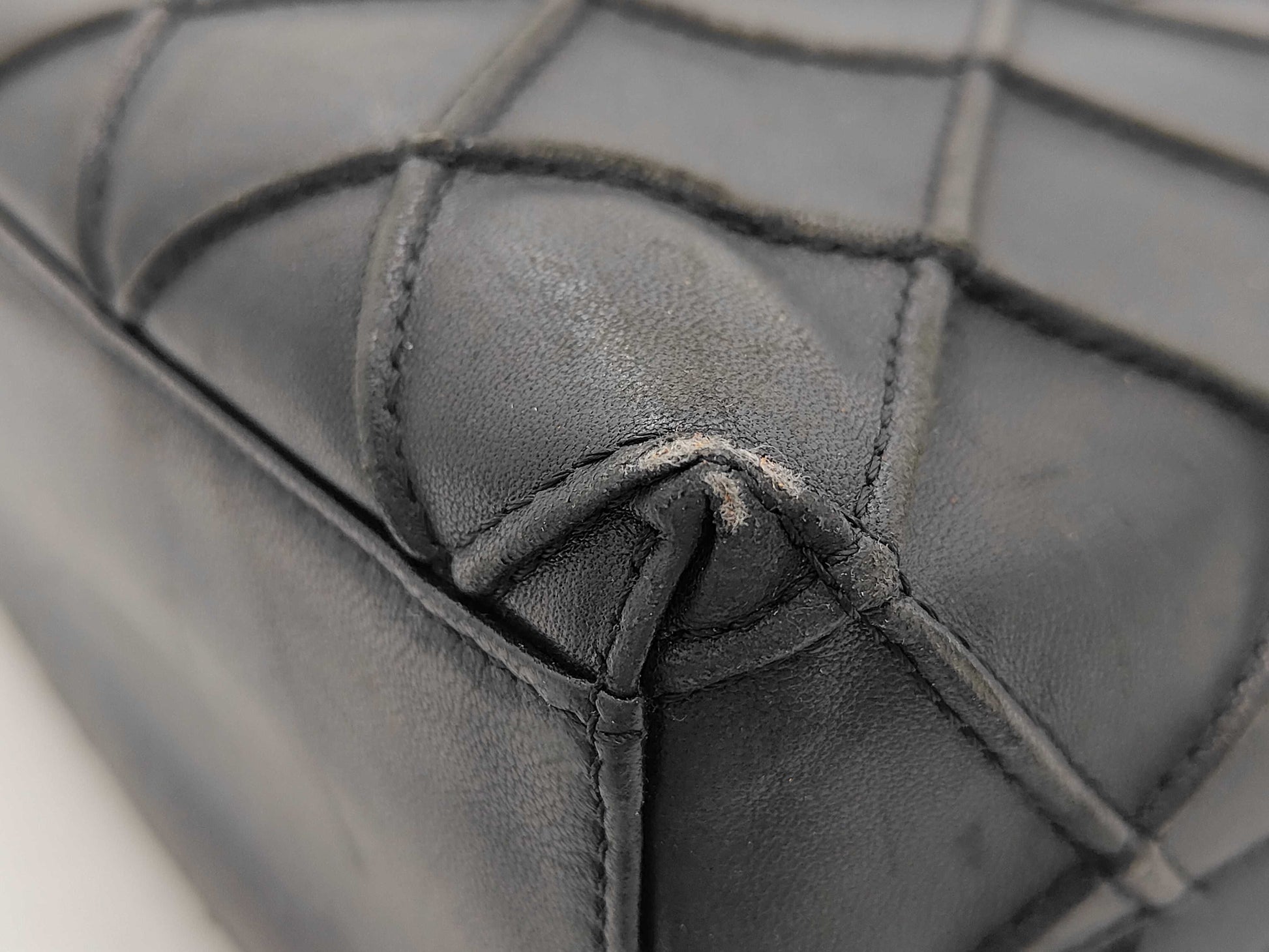 CHANEL Lambskin Bicolor Lamb Turnlock Tote Bag with Seal