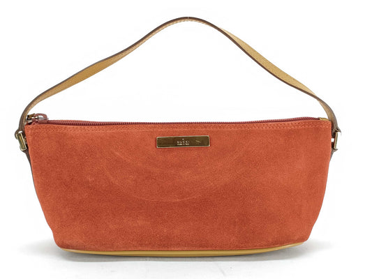 GUCCI Suede x Leather Pouch Pouch