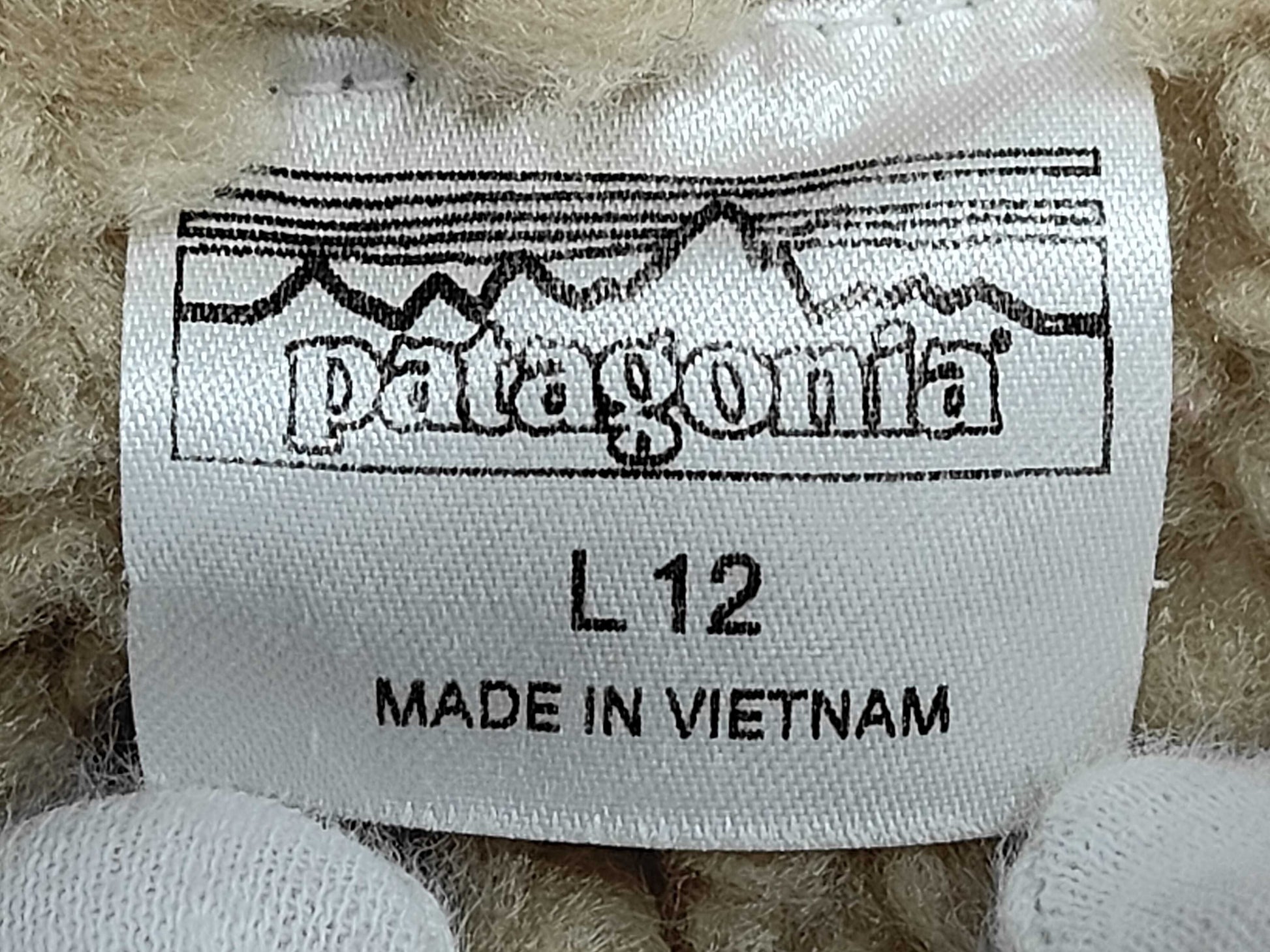 Patagonia fleece-lined coat, size 12