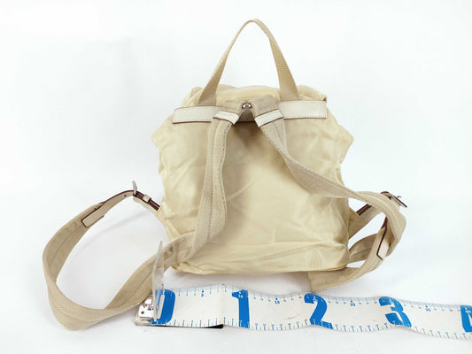 PRADA Nylon Nylon/B6677/Beige Backpack