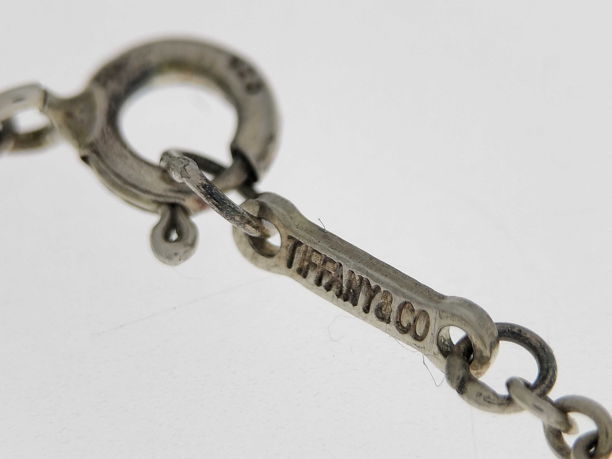 Tiffany & Co. Elsa Peretti Teardrop Necklace, 3-Piece, SV925, 7.5g