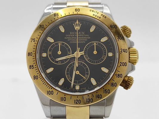 ROLEX Daytona 116523 Y458506 Black Dial Oyster Bracelet Men's Watch