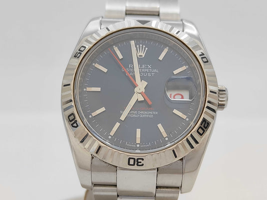 ROLEX 116264 F414670 Blue Dial Oyster Bracelet Men's Watch