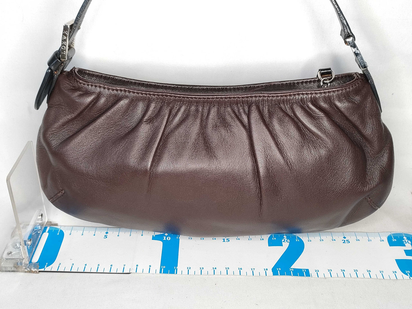 LOEWE Anagram Nappa Leather Accessory Pouch Handbag