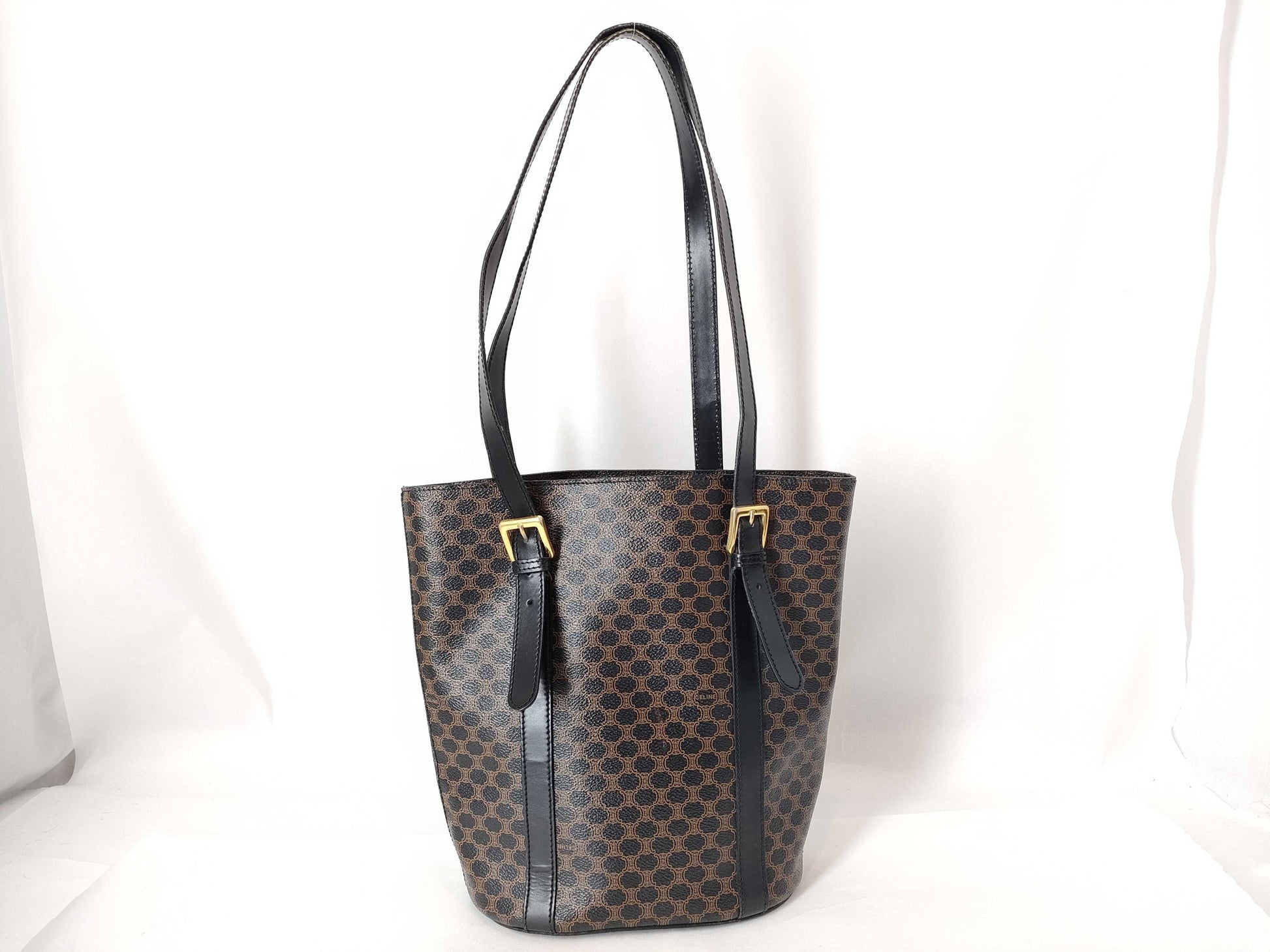 CELINE Macadam Tote PVC/Black Tote Bag