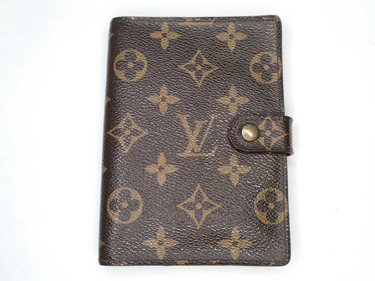 LOUIS VUITTON Monogram R20005 Agenda PM Notebook Cover