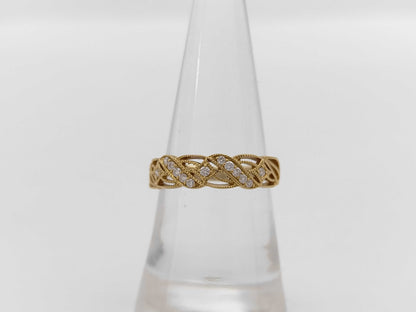 D0.12ct K18 2.7g Ring 