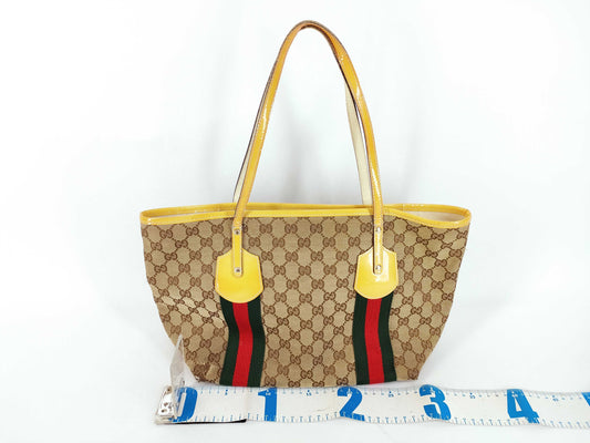 GUCCI GG Supreme GUCCI GG Canvas Tote Bag 211971 520981 Tote Bag