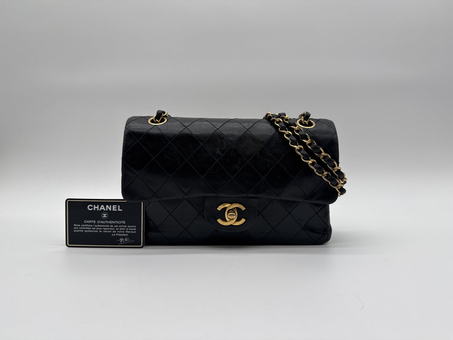 CHANEL CHANEL Shoulder Bag Matelasse Double Flap Coco Mark Turn Lock Gold Hardware Shoulder Bag