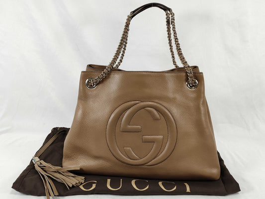GUCCI GUCCI Soho Interlocking Tote Bag Tote Bag