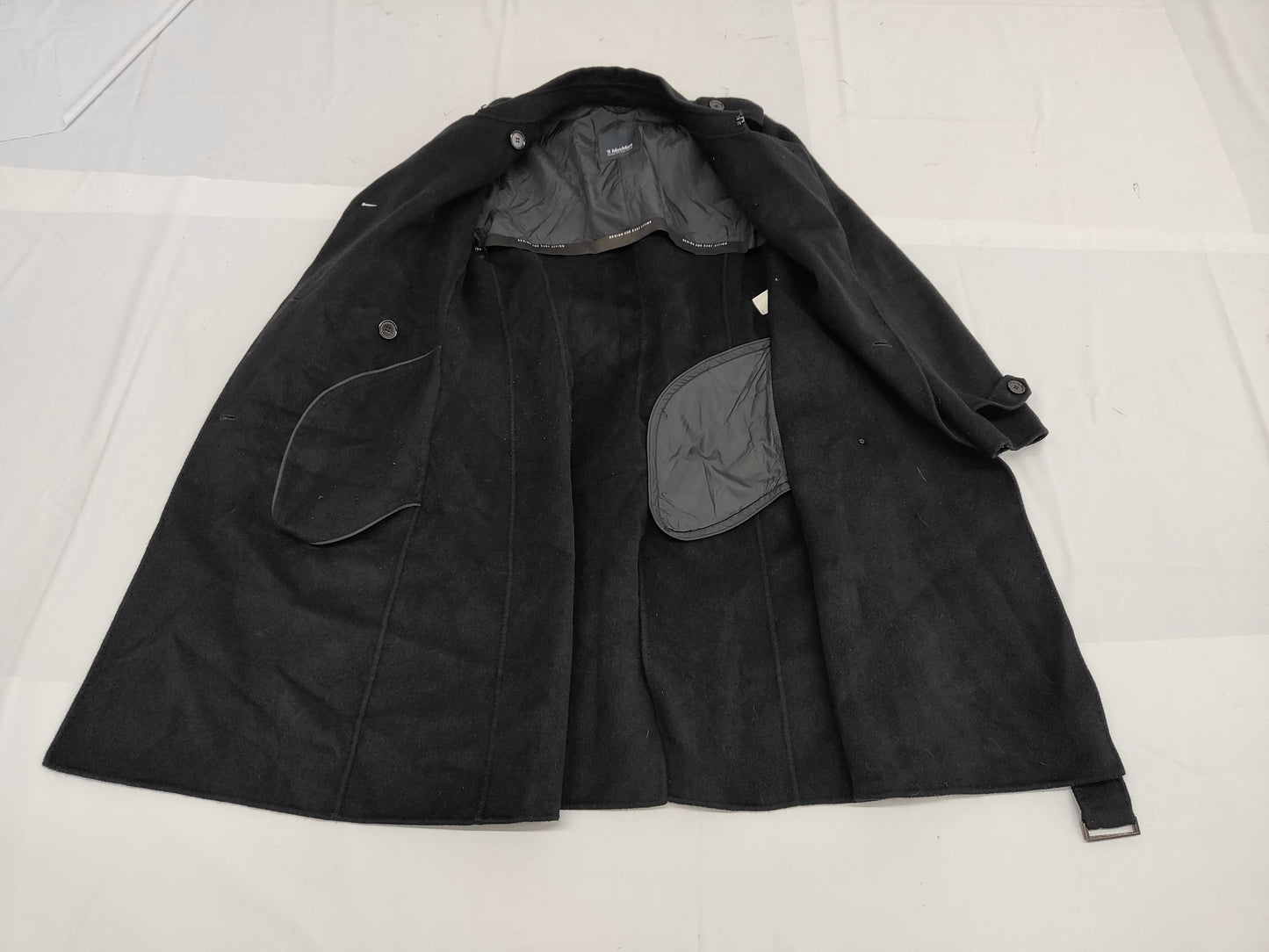 MaxMara Cutie Amano, size 42, cashmere blend long coat with belt