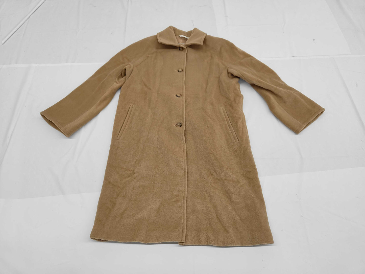 MaxMara Long Coat, Virgin Wool, Size 38