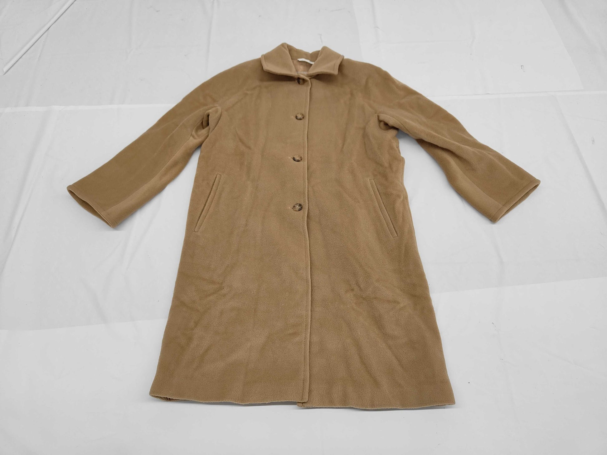 MaxMara Long Coat, Virgin Wool, Size 38