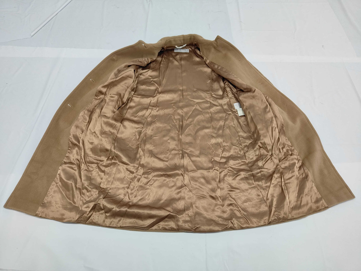 MaxMara Long Coat, Virgin Wool, Size 38