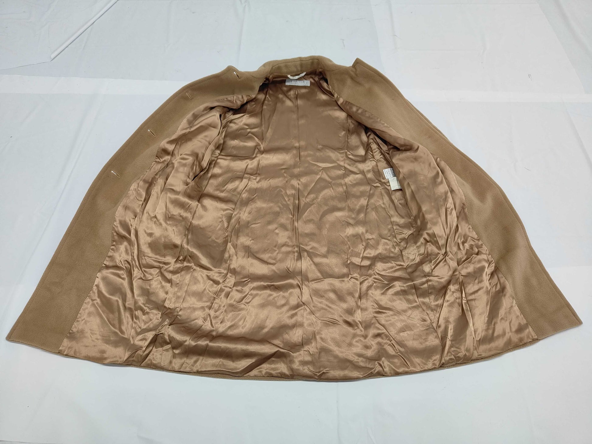 MaxMara Long Coat, Virgin Wool, Size 38