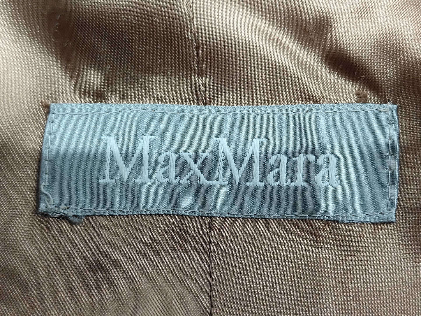 MaxMara Long Coat, Virgin Wool, Size 38