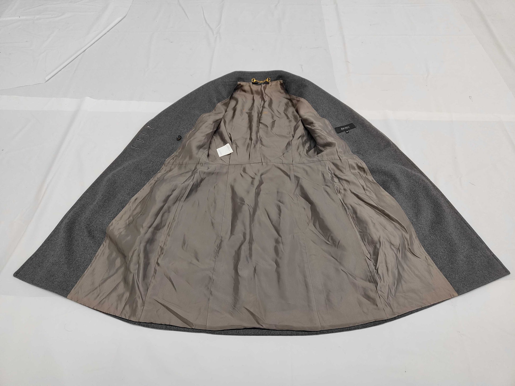 GUCCI Tom Ford-era wool long coat, size 38