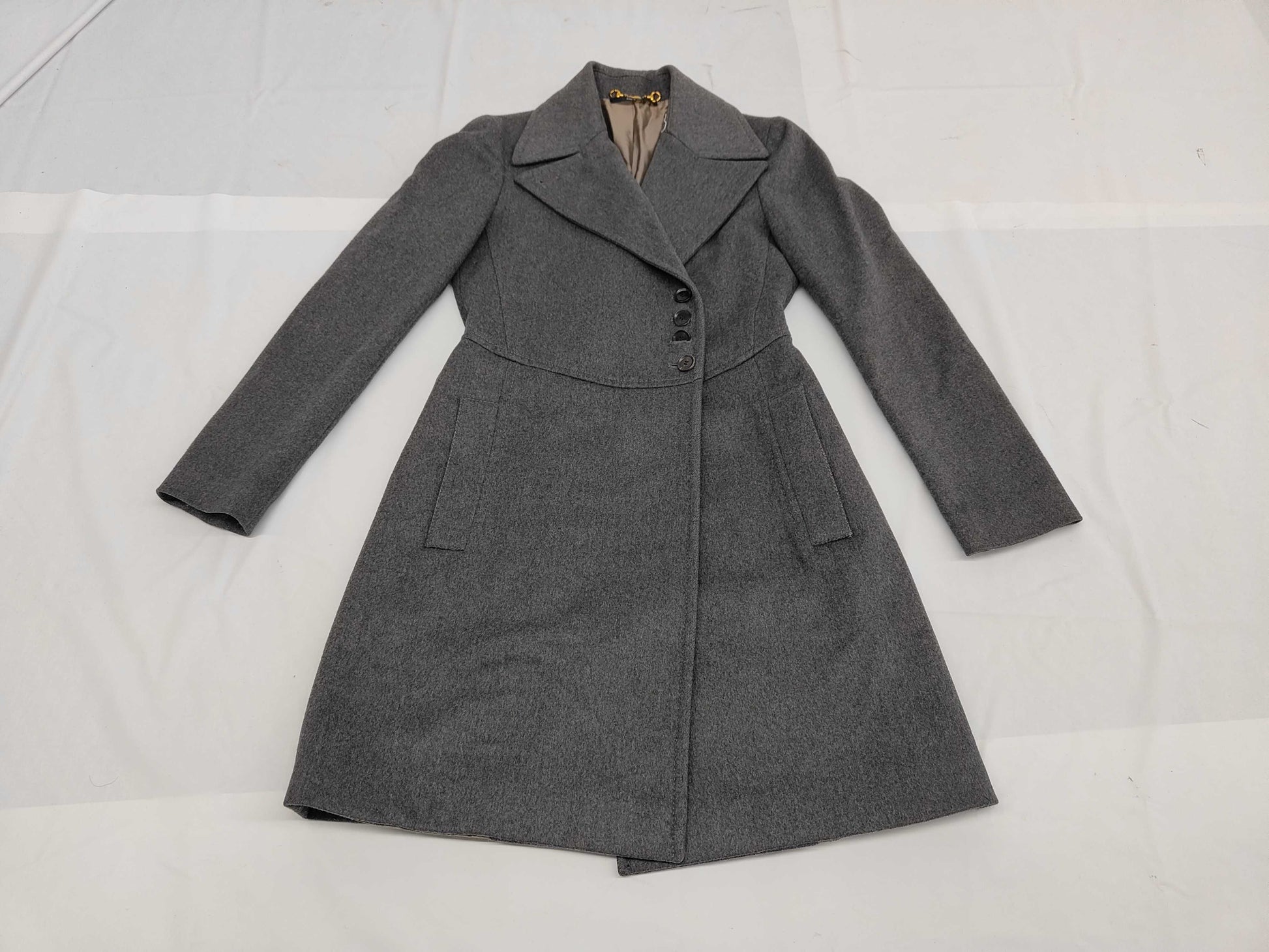 GUCCI Tom Ford-era wool long coat, size 38
