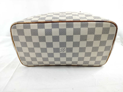 LOUIS VUITTON Damier Azur Saleya PM N51186 Handbag with Initials