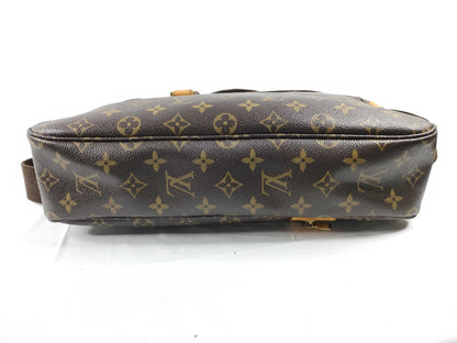 LOUIS VUITTON Monogram Sac Bosphore Monogram Handbag, PVC Leather, Brown, M40043 Shoulder Bag
