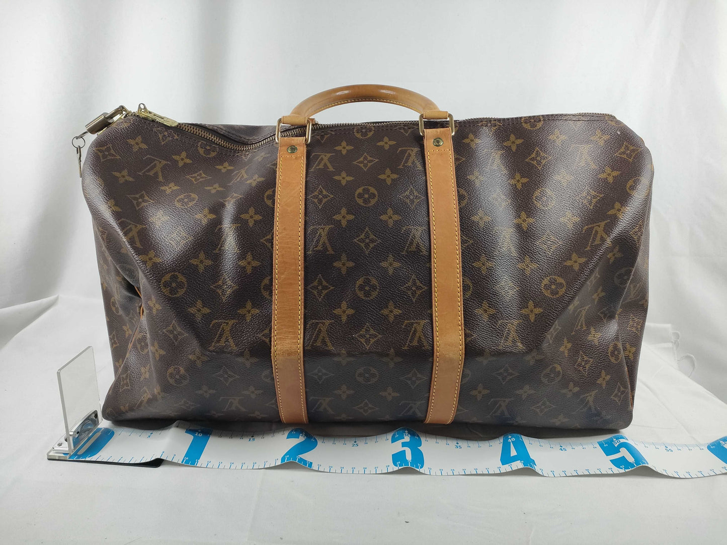 LOUIS VUITTON Monogram Keepall 50 Boston Bag