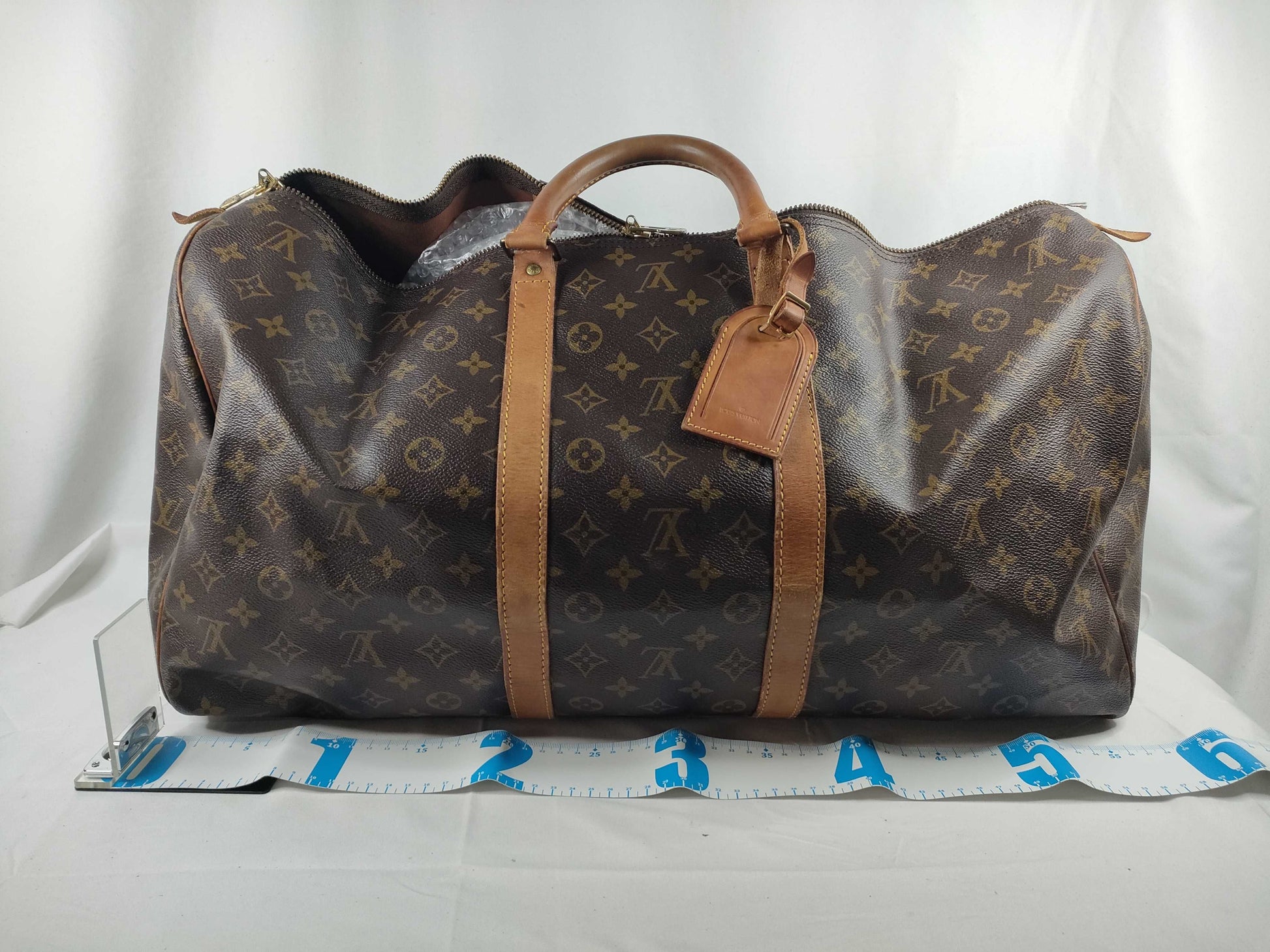 LOUIS VUITTON Monogram Keepall 50 Boston Bag