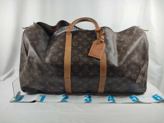LOUIS VUITTON Monogram Keepall 50 Boston Bag