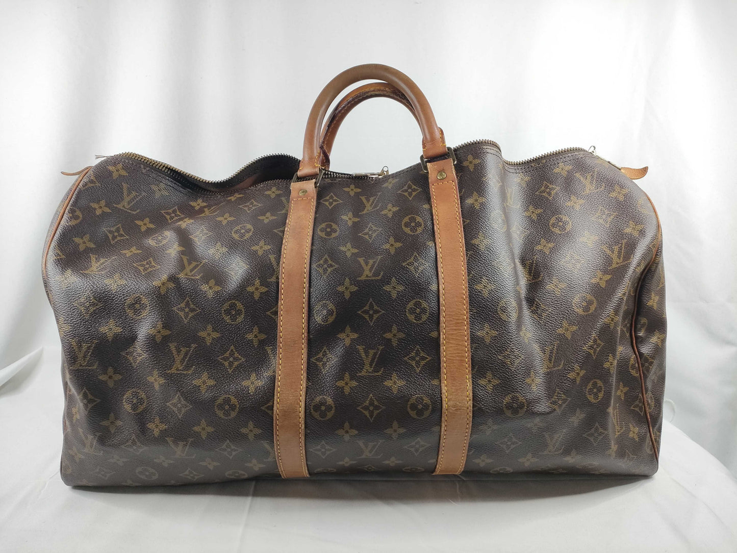 LOUIS VUITTON Monogram Keepall 50 Boston Bag
